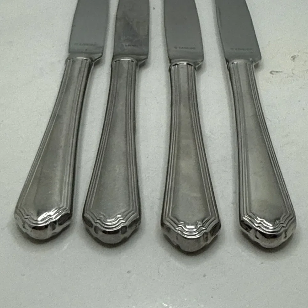 Lenox ARCHWAY Stainless 18/10 Glossy Silverware set of 4 Dinner Knives 9 1/4